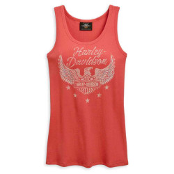 Harley-Davidson® Women's Flag Fashion Distressed Graphic Tank Top 