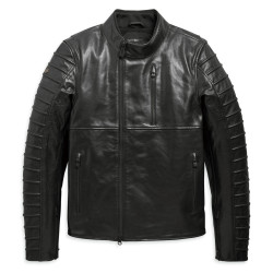 Кожено яке за каране Men's Ozello Perforated Leather Jacket