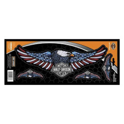 Harley-Davidson® Eagle With B&S Stick Onz™ Rear Window