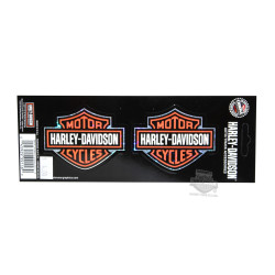 Harley-Davidson® Bar & Shield 2-Piece Holographic Decals, 3 x 2.5 Inch CG99116