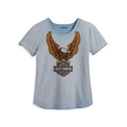 ДАМСКА ТЕНИСКА Women's Hometown Scoop Neck Tee - Celestial Blue