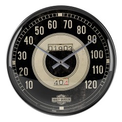 Nostalgic Harley-Davidson® Wall Clock Speedometer Style Nostalgic Harley-Davidson® Wall Clock Speedometer Style