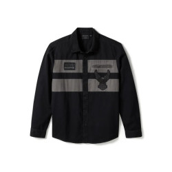 МЪЖКА РИЗА Harley-Davidson Shirt Iron Bond II black/grey МЪЖКА РИЗА Harley-Davidson Shirt Iron Bond II black/grey