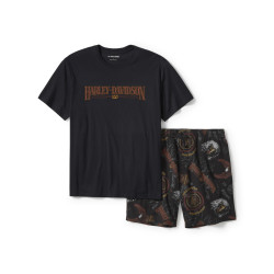 МЪЖКА ПИЖАМА С КЪСИ ПАНТАЛОНКИ Men's 80s Tank Pajama Shorts Set