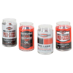 КОМПЛЕКТ ЧАШИ Harley-Davidson Oil Can Glass Set - HDX-98714 КОМПЛЕКТ ЧАШИ Harley-Davidson Oil Can Glass Set - HDX-98714