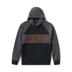 мъжки суичър Harley-Davidson® Men's Bar Font Colorblocked Pullover Hoodie 96714-25VM