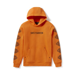 мъжки суичър Men's Essential Bar & Shield Pullover Hoodie - Harley Orange