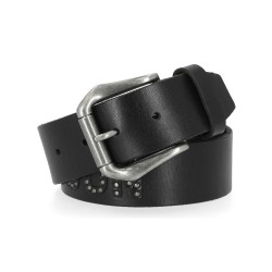 мъжки кожен колан Harley-Davidson® Men's H-D Riveted Leather Letters Logo Leather Belt - Black