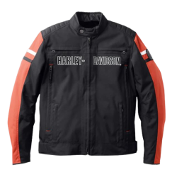водоустойчиво яке за каране HARLEY-DAVIDSON®HAZARD WATERPROOF TEXTILE JACKET FOR MEN 98126-22EM