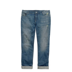 Harley-Davidson® Womens Boyfriend Distressed Jeans