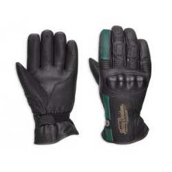 Harley Davidson Mens Leather Gloves, Black