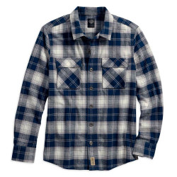 Мъжка риза Harley-Davidson® Men's Workwear Acid Wash Slim Fit Plaid Woven Shirt Мъжка риза Harley-Davidson® Men's Workwear Acid Wash Slim Fit Plaid Woven Shirt