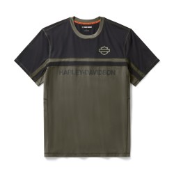 МЪЖКА ТЕНИСКА Men's H-D TECH Color Block Vented Tee - Colorblocked - Grape Leaf