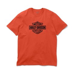 МЪЖКА ТЕНИСКА Men's H-D Standard Bar & Shield Tee - Vintage Orange 96487-26VM