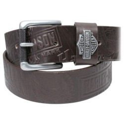 Harley-Davidson® Men's Scorching Belt Brown Leather HDMBT10613
